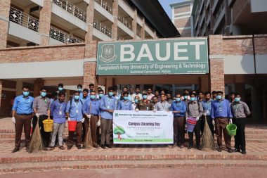 Initiative of Campus Cleaning by Nature and Environment Club, BAUET