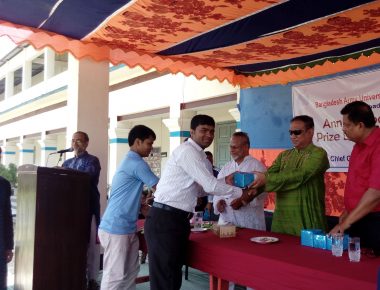 Prize Giving Ceremony of Games and Sport Event