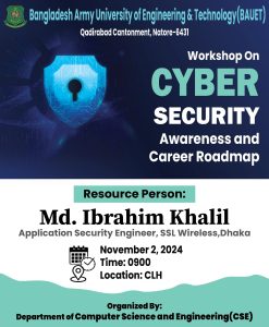 WorkShop on Cyber Security Awareness and Career Roadmap