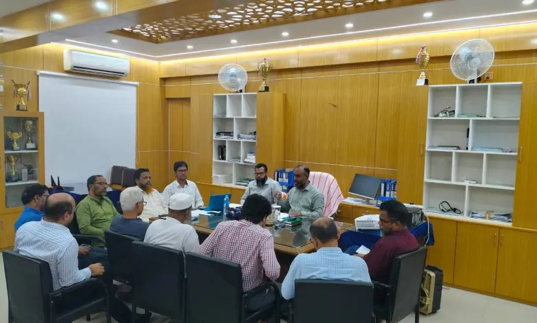 পবিপ্রবি উপাচার্যের ব্যবসায় প্রশাসন অনুষদ পরিদর্শন